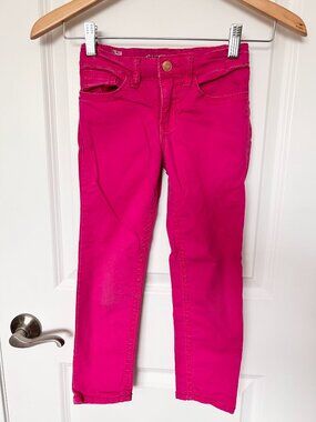 Bright Pink Cherokee Jeans Girls Size 6